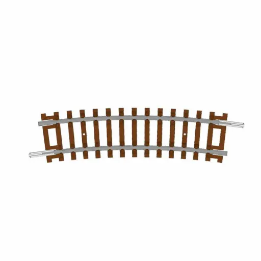[HOTT8015] Rail courbe 310 mm 15° code 80 - Hornby TT8015 - TT 1/120 - 2R
