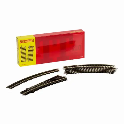 [HOTT8032] Pack d'extension de voie 3 code 80 - Hornby TT8032 - TT 1/120 - 2R