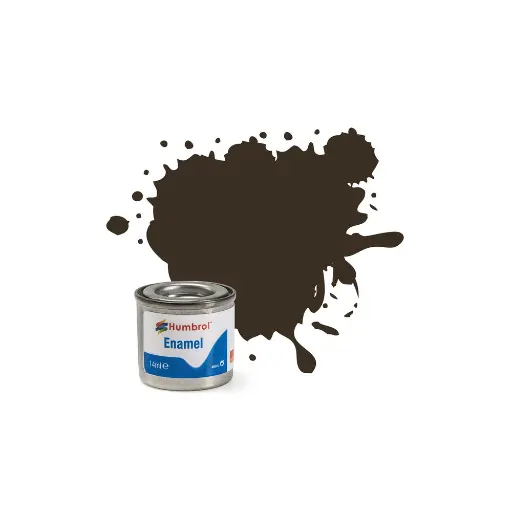 [HUAA0117] Marron Armée Brillant N°10 - Humbrol HUAA0117 - 14 mL