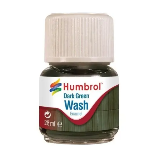 [HUAV0203] ENAMEL WASH DARK GREEN 28ml - Humbrol AV0203 - 1/72