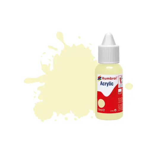 [HUDB0041] Peinture acrylique n°41 - couleur ivoire BRILLANT - HUMBROL DB0041 | 14 mL