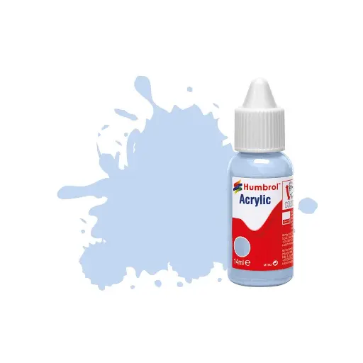 [HUDB0044] Peinture acrylique n°44 - couleur bleu pastel MAT HUMBROL DB0044 - 14 mL