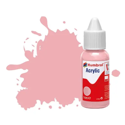 [HUDB0057] Peinture acrylique n°57 - couleur rose MAT HUMBROL DB0057 - 14 mL