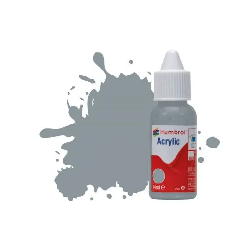 [HUDB0087] Peinture acrylique n°87- couleur gris acier MAT HUMBROL DB0087 - 14 mL