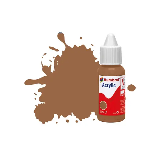 [HUDB0110] Peinture acrylique n°110 - couleur bois naturel MAT HUMBROL DB0110 - 14 mL