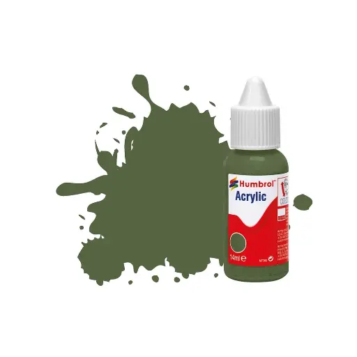 [HUDB0117] Peinture acrylique n°117 - couleur vert clair MAT HUMBROL DB0117 - 14 mL