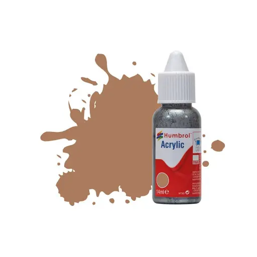 [HUDB0118] Peinture acrylique n°118 - couleur cannelle US MAT HUMBROL DB0118 | 14 mL