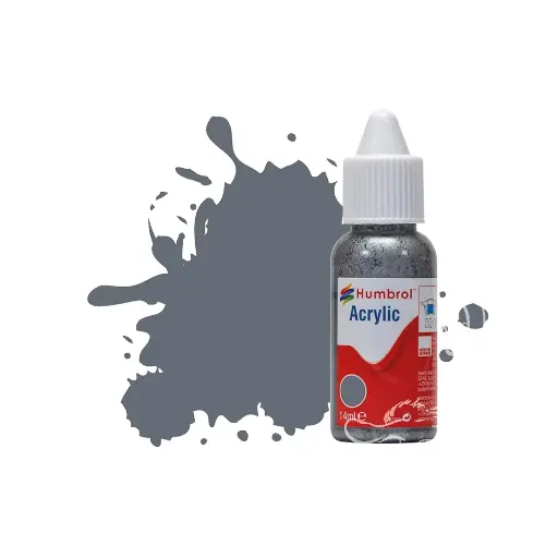 [HUDB0123] Peinture acrylique n°123 - couleur gris mer SATIN HUMBROL DB0123 | 14 mL