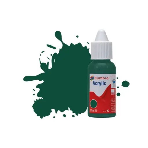 [HUDB0149] Peinture Acrylique - couleur Vert foncé Mat - HUMBROL DB0149 | 14 mL