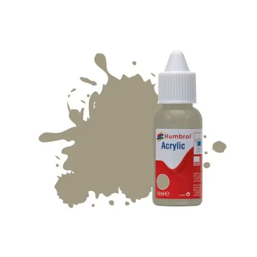 [HUDB0168] Peinture acrylique n°168- couleur beige chanvre / camouflage MAT HUMBROL DB0252 - 14 mL