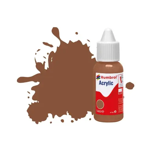 [HUDB0186] Peinture acrylique n°186 - Marron - Mat - Humbrol DB0186 - 14 mL