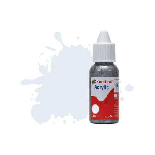 [HUDB0191] Peinture acrylique n°191 - couleur argent chromé MÉTALLIQUE HUMBROL DB0191 | 14 mL