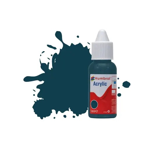 [HUDB0230] Peinture acrylique n°230 - couleur bleu Pru MAT - HUMBROL DB0230 | 14 mL