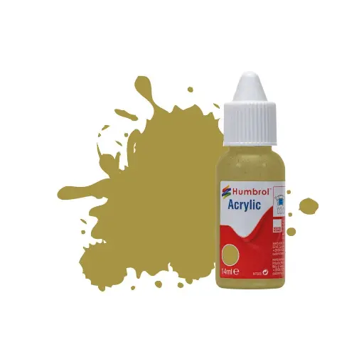 [HUDB0249] Peinture acrylique n°249 - couleur jaune sable MAT HUMBROL DB0249 - 14 mL