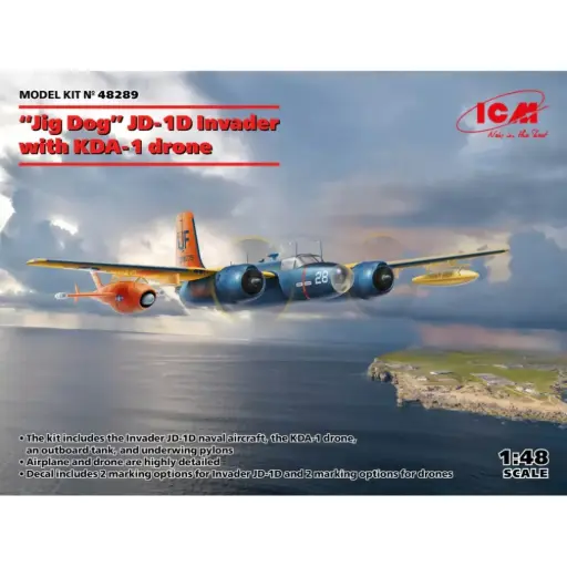 [IC48289] JD-1D « Jig Dog » Invader avec drone KDA-1 - ICM 48289 - 1/48