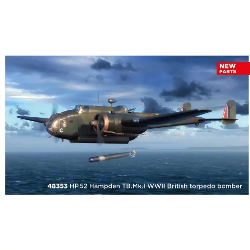 [IC48353] Avion HP.52 Hampden TB MK. I - ICM 48353 - 1/48