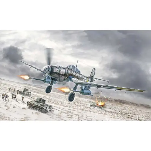 [IT1466] Avion Junkers Ju87G-2 - ITALERI I1466 - 1/72 - 1939-1945