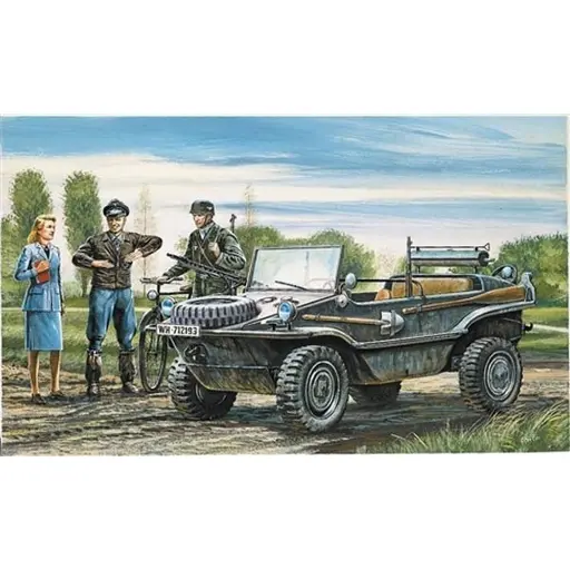 [IT313] Véhicule militaire Schwimmwagen - ITALERI 313 - 1/35