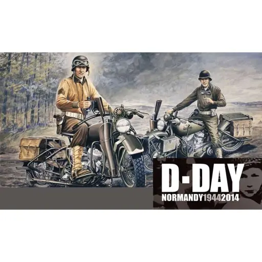 [IT322] Motos US de la 2ème guerre mondiale - ITALERI 322 | 1/35