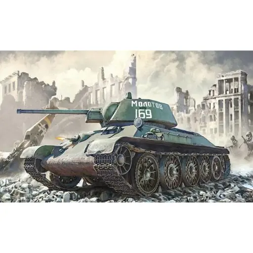 [IT6570] Véhicule militaire - Char d'assaut T-34/76 Modèle 1943 - ITALERI 6570 - 1/35