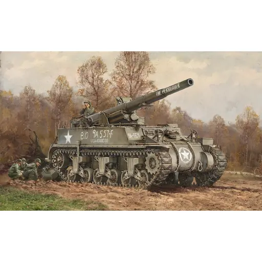 [IT7076] Char M12 G.M.C. - Italeri I7076 - 1/72