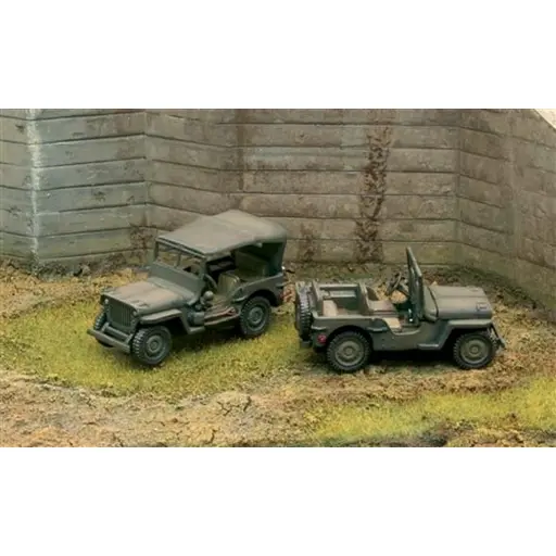 [IT7506] Lot de 2 véhicules 4x4 militaires - Italeri I7506 - 1/4