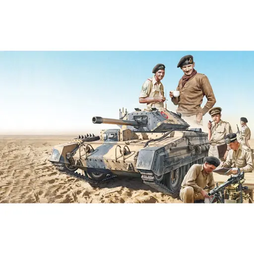 [IT6592] Char de Combat - Crusader Mk.III & Equipage - Italeri 6592 - 1/35