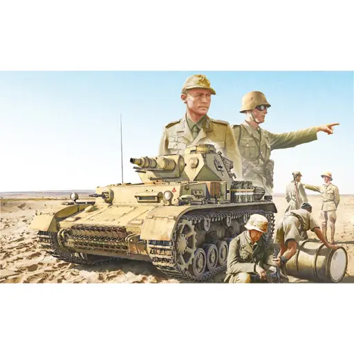 [IT6593] Panzer IV F1/F2/G Afrika Korps - Italeri 6593 - 1/35