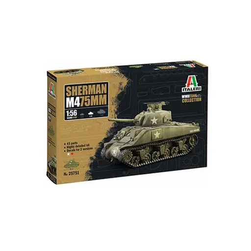 [IT25751] M4 Sherman - Italeri 25751 - 1/56