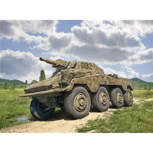 [IT6756] Voiture blindée Dakota du Sud. Kfz. 234/3 - Italeri 6756 - 1/35