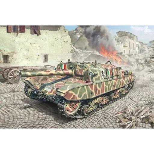 [IT6751] Char 1/35 Semovente M43 da 105/25  - ITALERI 6751 - 1/35