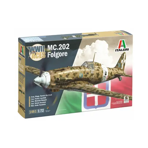 [IT1481] Avion MC.202 Folgore Aces - Italeri 1481 - 1/72