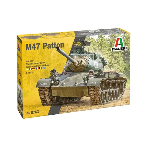 [IT6763] Char M47 PATTON - Italeri 6763 - 1/35