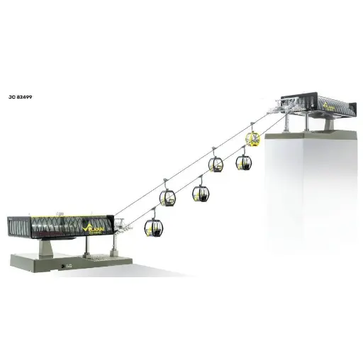 [JAJC82499] Set de 2 stations téléphériques "Planai" Jägerndorfer JC82499 - HO 1/87