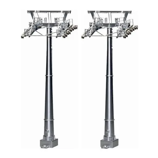 [JAJC50500] Deux pylones de support de téléphérique JAGERDORFER 50500 - HO 1/87