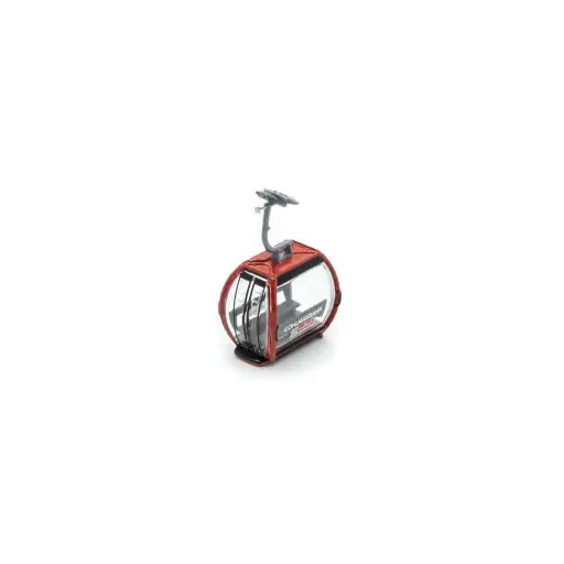 [JAJC82553] Télécabine Omega V10 rouge "Kohlmaisbahn" Jägerndorfer 82553 HO