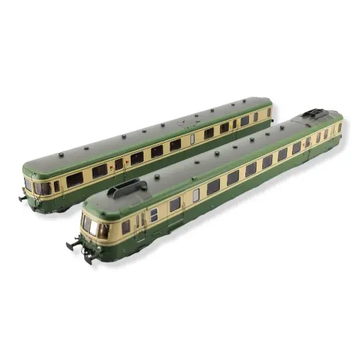 [HJ2386S] Autorail RGP2 X 2700 Vert/Jaune DCC SON JOUEF 2386S SNCF HO 1/87 EP