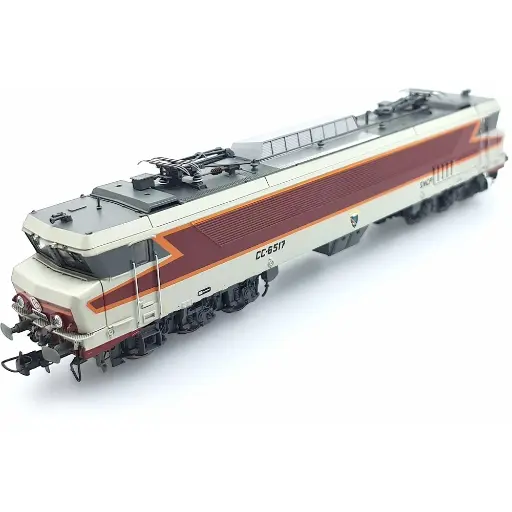 Locomotive électrique CC 6517 livrée rouge béton - Jouef 2372S - HO 1/87 - SNCF - Ep IV - Digital sound - 2R