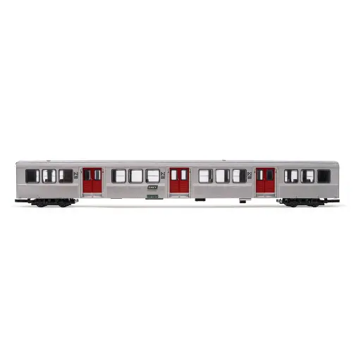 [HJ4153] Voiture voyageur RIB 70 grise portes rouges JOUEF 4153 SNCF - HO 1/87 - EP IV-V