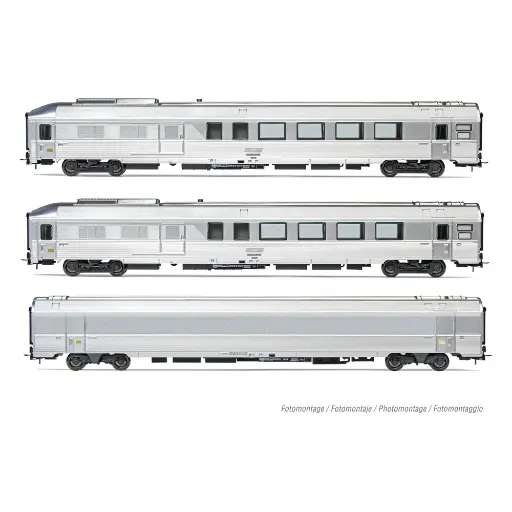 [HJ4178] Set 3 voitures voyageurs "Train Expo" - Jouef HJ4178 - HO 1/87 - SNCF - Ep VI - 2R