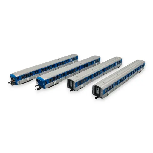 [HJ4185] Coffret 4 voitures RIO 77 - JOUEF HJ4185 - HO 1/87 - SNCF