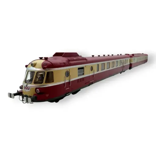 [HJ2461] Autorail Diesel RGP I avec Remorque "TEE" - JOUEF HJ2461 - SNCF - HO 1/87 - EP III - 2R - Analogique