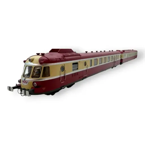 [HJ2461S] Autorail Diesel RGP I avec Remorque "TEE" - JOUEF HJ2461S - SNCF - HO 1/87 - EP III - 2R - DCC SON
