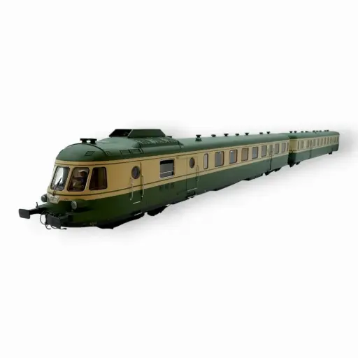 [HJ2462S] Autorail Diesel RGP I avec Remorque - JOUEF HJ2462S - SNCF - HO 1/87 - EP IV - 2R - DCC SON