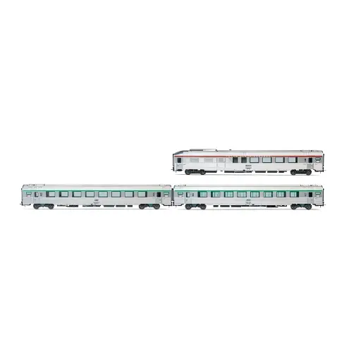 [HJ4196] Coffret 1/2 de 3 voitures EC Etoile du Nord - Jouef HJ4196 - SNCF - EP V - 2R