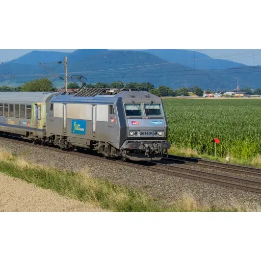 [HJ2470] Locomotive électrique bicourant BB 26163R "Fluo Grand Est" - Jouef HJ2470 - HO 1/87 - SNCF - EP VI - Analogique