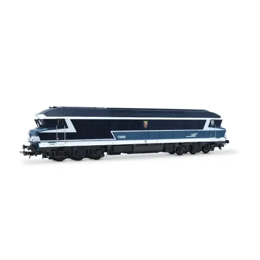 [HJ2621] Locomotive diesel CC 72056 "La Bourboule" - JOUEF HJ2621 - SNCF - HO 1/87 - EP. V - Analogique - 2R