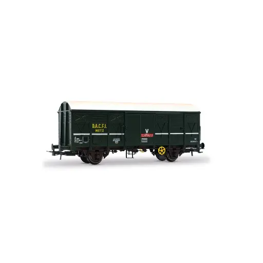 [HJ6290] Wagon couvert à 2 essieux G4 « D.A.C.F.I. » Metz - Jouef HJ6290 - HO 1/87 - SNCF - EP V