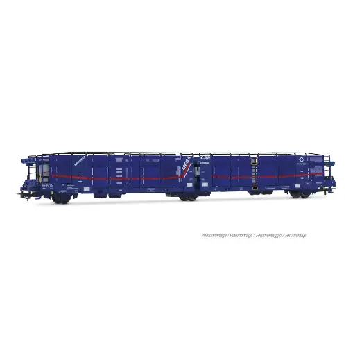 [HJ6316] Wagon porte-autos "Mega Car Carrier" - Jouef HJ6316 - Privée - HO 1/87 - EP. VI - 2R