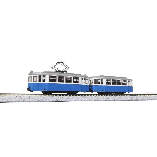 [KAK14806-1] Tramway Düwag Bleu - Kato K14806-1 - N 1/160 - DB - Ep VI - Analogique - 2R